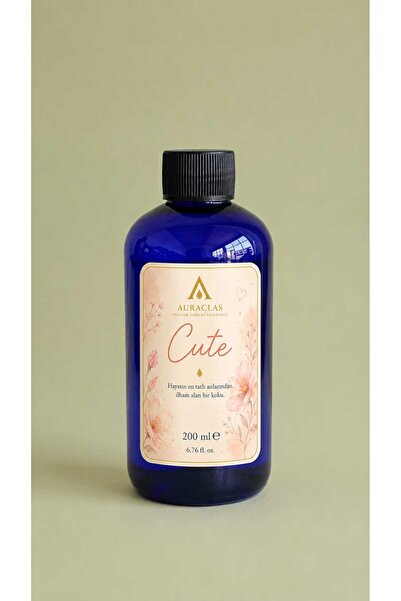 Cute 200 ML Ortam Kokusu Esansı | Koku Makinesi Esansı – Kalıcı ve Ferahlatıcı Koku