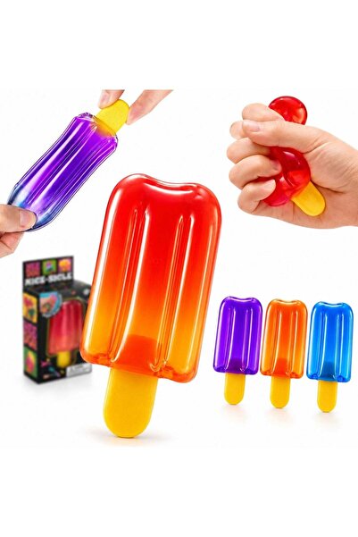 hey Jucărie antistres 8 cm, tip înghețată, gel elastic moale, se întinde și s...