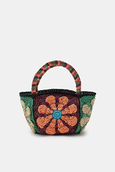 ARTTMACRAME Flower model bag