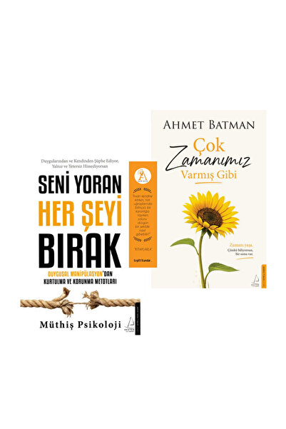 Destek Yayınları Seni Yoran Her Şeyi Bırak/Çok Zamanımız Varmış Gibi/2 KitapSet