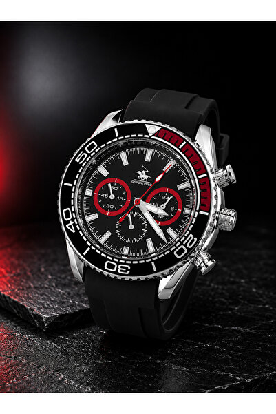 G Sport POLO Sporty Silicone Strap Men's Wristwatch (Fits All Wrists)