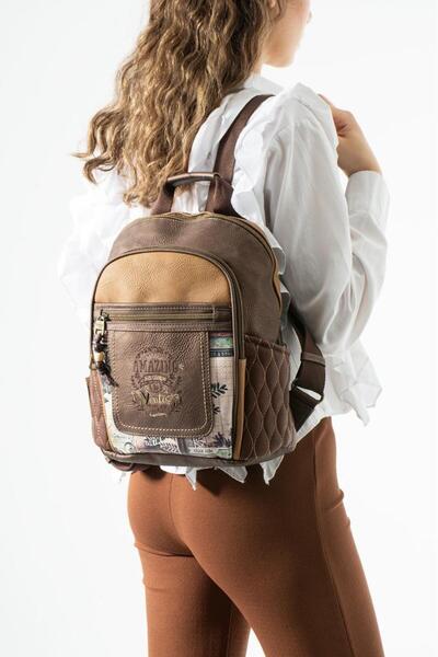 Baginn Rucsac uimitor din piele vegană Ventis 30*27 cm, din piele vegană retr...