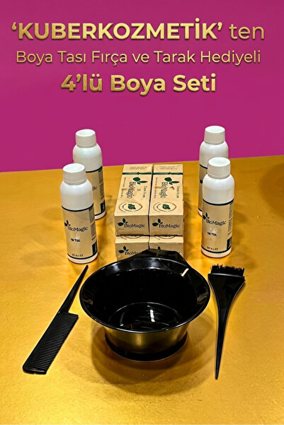 BIOMAGIC 66.07 Çikolata Kahve Organik İçerikli Amonyaksız Kalıcı Kokusuz Saç ...