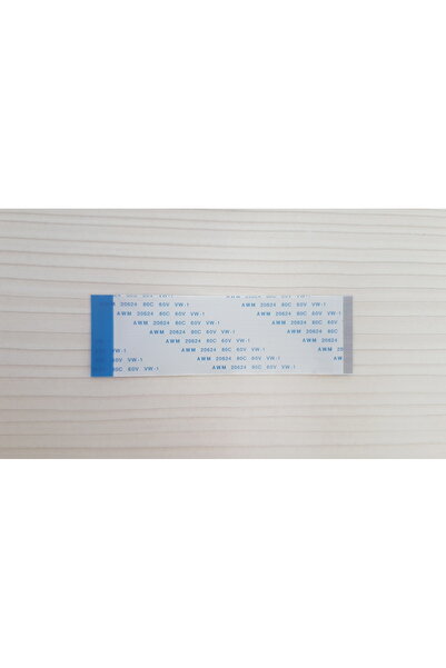 FFC 60 Pin 10cm Ters 0.5mm Adımlı Flex Kablo Awm 20624 80c 60v Esnek Şerit Fl...
