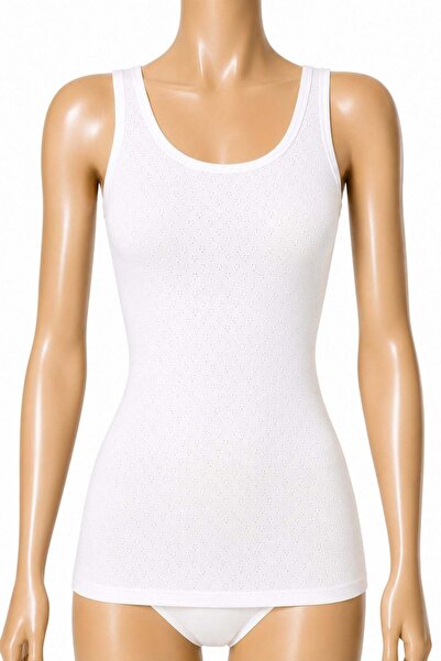 YILDIZ Ribana Kazayağı Wide Strap Women's Athlete White 100% Cotton 3-Pack