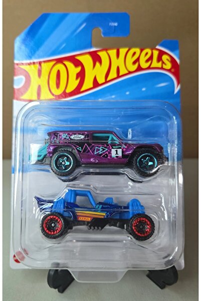Hot Wheels x Sinsay فورد برونكو آر 2020 - أزرق ماونتن مولر 2013 عبوتان JBK02-...