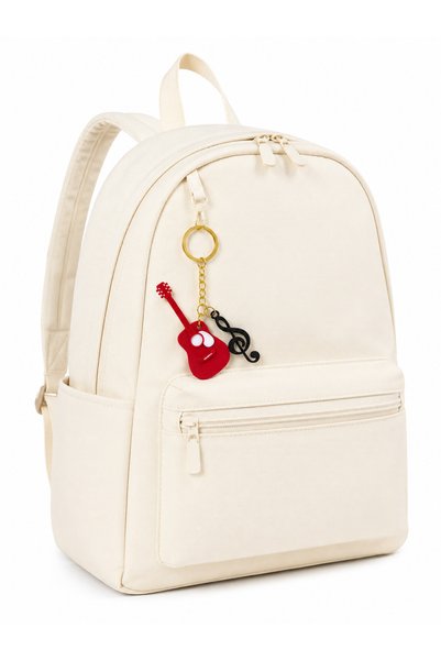 ARPAT NEXT 2-Piece Bag Charm and Keychain. Guitar and Note