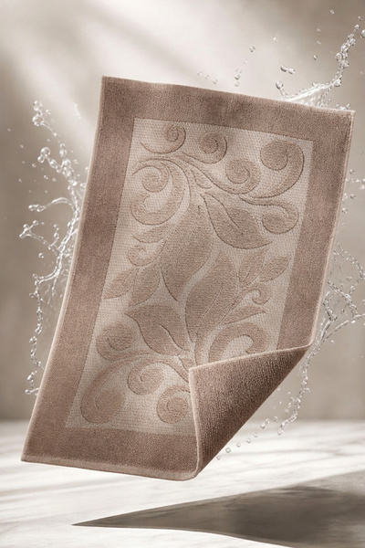 New Cotton Home 50X70 cm Premium 100% Cotton Jacquard Bath Foot Towel |   High Water Absorption Ultra Comfort