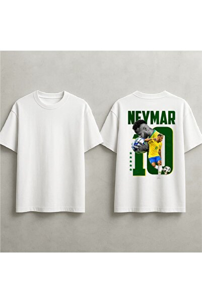 EFEVRA neymar baskılı oversize t-sirth