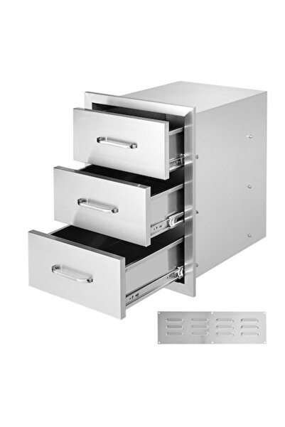Eom Sertare pentru bucătărie de exterior, 40.6L x 54.61L x 45.7A cm, Sertare ...