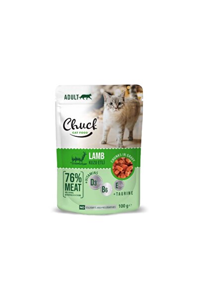chuck Αρνί Υγρή Τροφή Γάτας 100gr