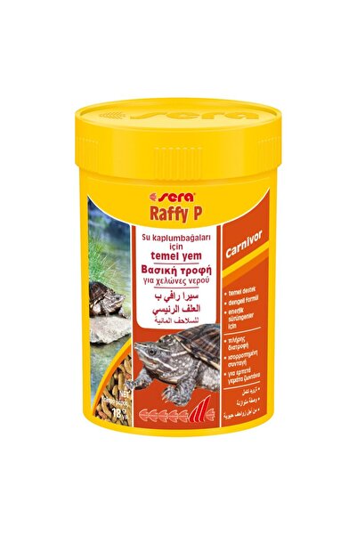 SERA Raffy P Pellet Stick Τροφή Χελώνας σε Κόκκους & Στικς 100ml