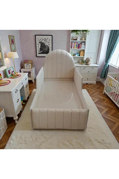 MANAR CORNER سرير اطفال خشب مخمل 120×70 مع الحماية
