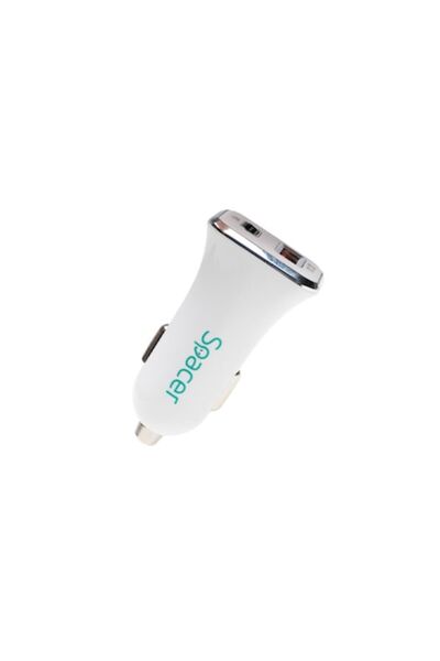 Spacer Încărcător auto Spacer, Power Delivery 20W, 38W max, 1 x USB, 1 x USB ...