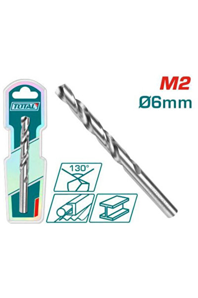 TOTAL ΤΡΥΠΑΝΙ ΓΙΑ ΜΕΤΑΛΛΟ M2 HSS - ΔΙΑΜΕΤΡΟΣ 6MM (ΒΙΟΜΗΧΑΝΙΚΟ)