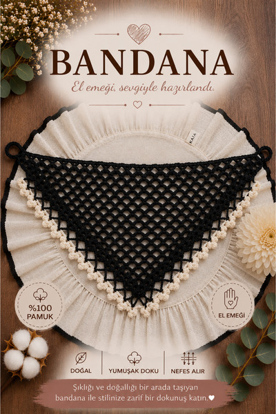 Bikaya Home Handmade Knitted Bandana |   100% Cotton |   Multi-Purpose Waist ...
