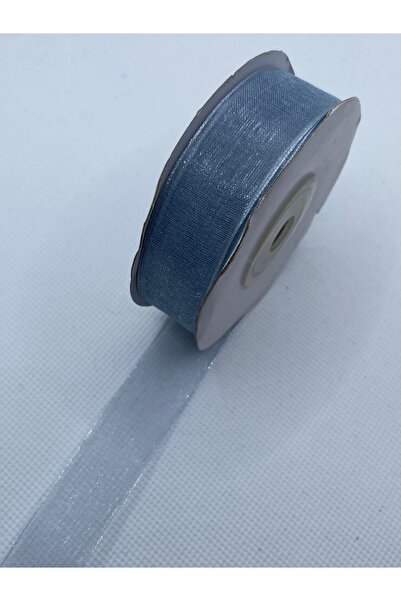 Lorin hobi Gray 2 cm 20 Meters Organza Tulle Ribbon No;3150