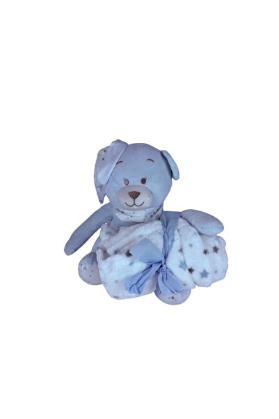 Warehouse Blanket with Plush Toy Soft Baby Blanket with Cuddly Doll