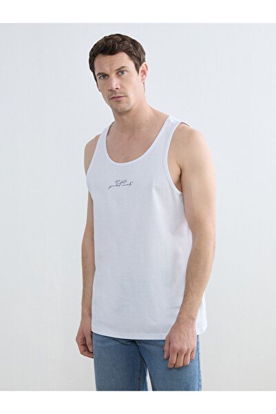 LC Waikiki U Neck Printed Men's Sleeveless T-Shirt