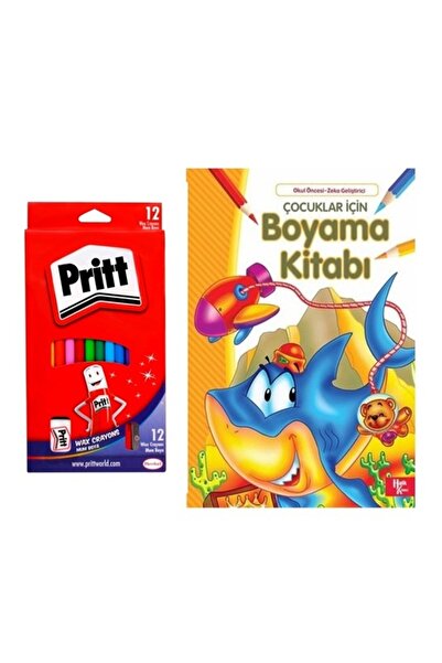 Pritt Erasable Crayon and Coloring Book Set of 2