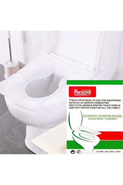 Z Store Huse de hârtie pentru colacul de toaletă - 10 bucăți