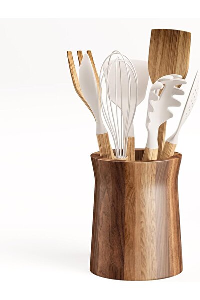 TERRIFI Utensil Organizer for Kitchen Countertop – Large Capacity 7.2" Holder...