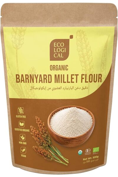 Ecological Organic Barnyard Millet Flour, 100% Pure Ingredient, Gluten-Free, ...