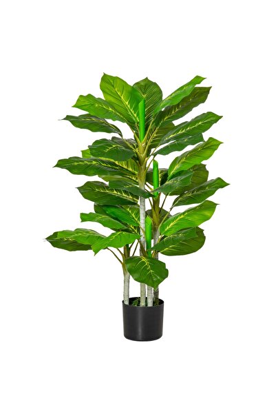 OEM Plantă artificială în ghiveci Re-Bloom, PEVA/PE/ciment, înălțime 95 cm, d...