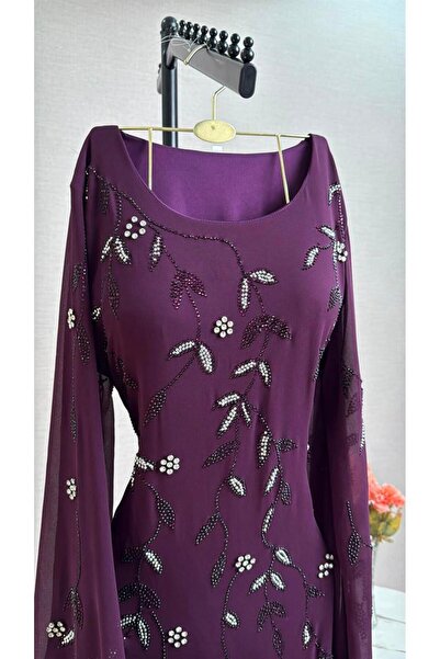 SERAFIN FASHION جلابية شريفة 6 ألوان ( لون موف)