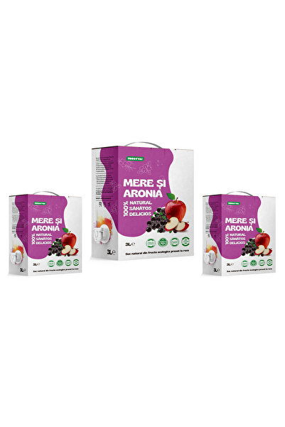 FROOTYA 3 x Suc de Măr și Aronia - Pachet PROMO 9 L