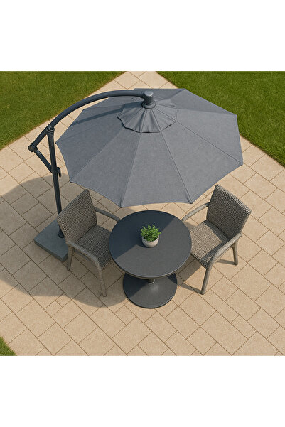 Ebticar Gray Outdoor Canopy Adds a Vibrant Touch to Outdoor Areas