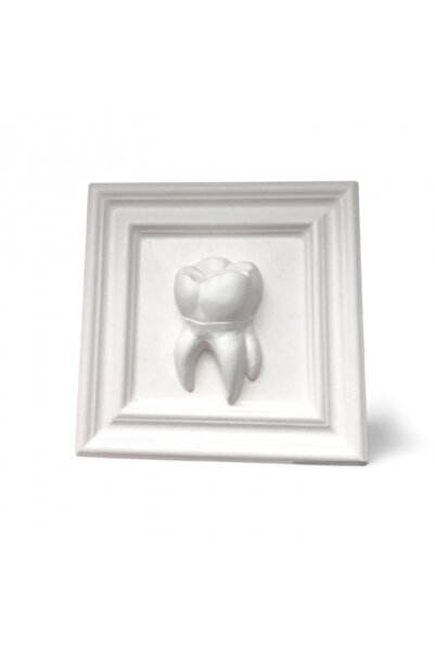 CREATIVITATEPLUS Decoratiune din ipsos Tablou Molar, 18x18 cm