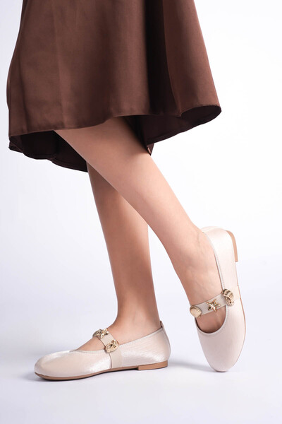 LİVAMOD Satin Women's Ballerinas Orthopedic Memory Sole Round Toe