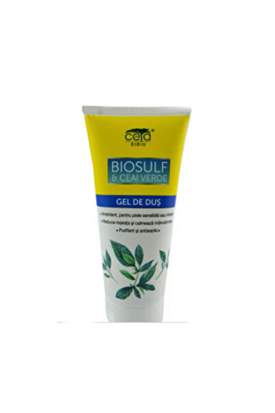 Ceta Sibiu Gel de Dus Biosulf si Ceai Verde Ceta, 200ml
