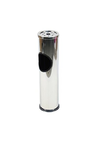 KORONA Cos de gunoi cu capac, din inox, 56x16cm
