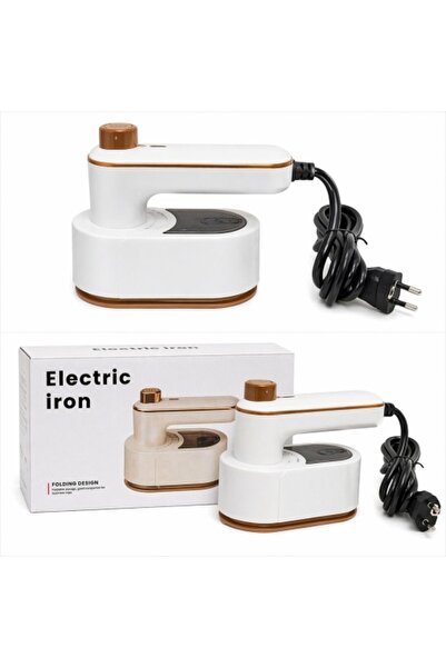 Deliny Fier de călcat electric portabil, pliabil, compact, ideal pentru călăt...
