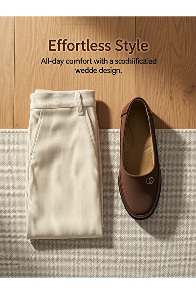 Dhiaa Walk Orthopedic Comfort Wedge Pumps: Long-time Standing Support & Anti-...