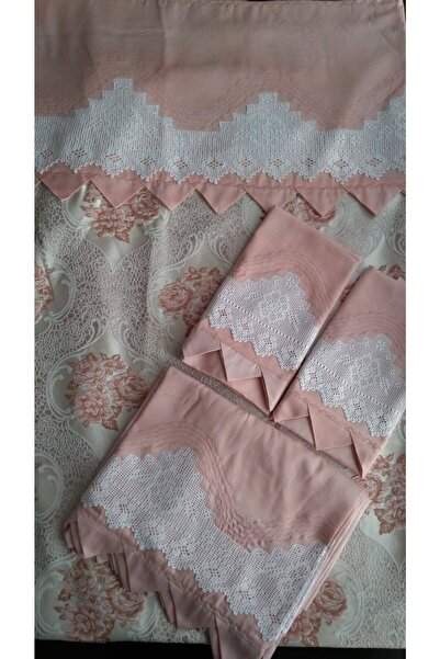 AZRA ÇEYİZ Handcrafted Lace Pique Set Bed Sheet Lacy Model