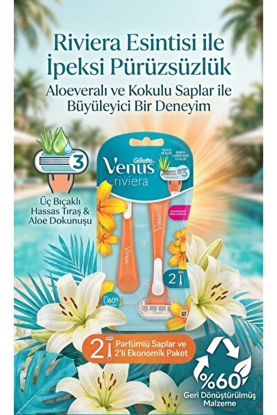 GLONAR 3 BIÇAKLI 2 Lİ KADIN TRAŞ BIÇAĞI