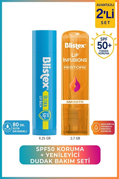 Blistex Spf50 Protection + Renewing Lip Care Set