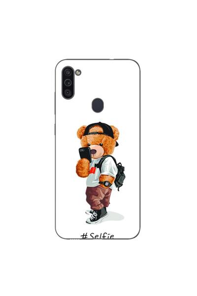 OEM Θήκη συμβατή με Samsung Galaxy A11 Σιλικόνης Gel TPU με σχέδιο αρκουδάκι ...