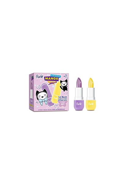 RUDE cosmetics Set de 2 balsamuri de buze reactive la pH, care își schimbă cu...