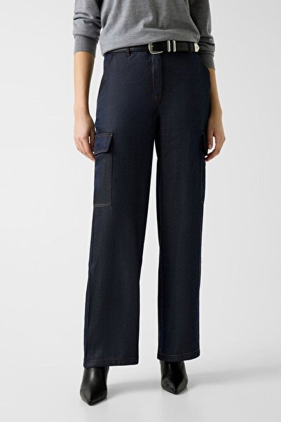 Guess Pantaloni denim pentru femei albaștri
