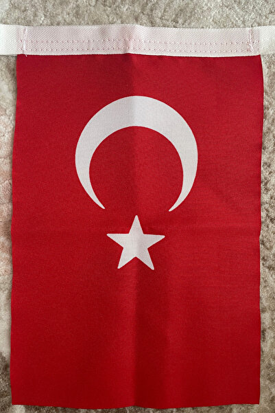 AKYILDIZ store Türk Bayrağı 20x30 cm – 1. Sınıf Alpaka Kumaştan Üretilmiştir