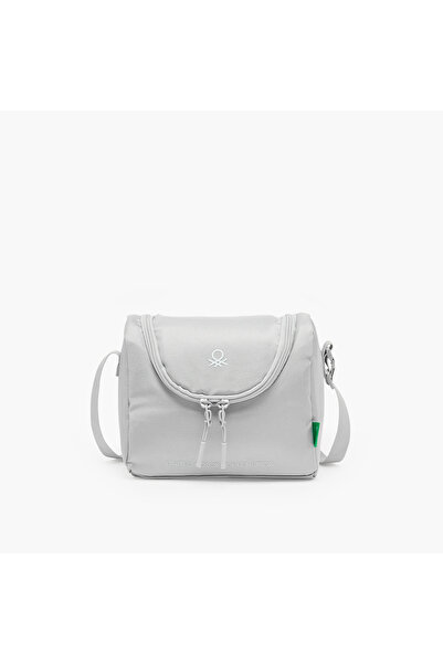 United Colors of Benetton حقيبة غداء مطبوعة بتصميم متين للأولاد من 8 إلى 13 س...