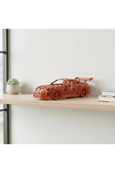 OEM Figurină auto sportivă decorativă, design Voronoi, sculptură imprimată 3D...