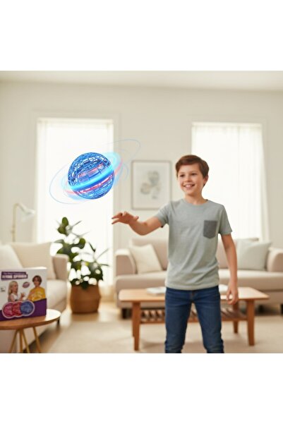 Pravalia Magica Minge Zburătoare Magică (Flying Spinner) cu Lumini LED, Efect...