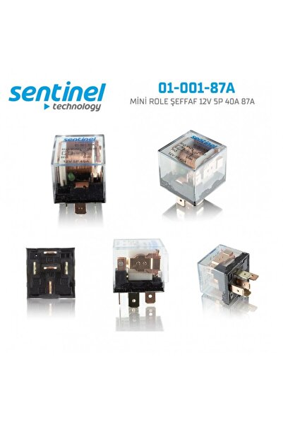 Sentinel RÖLE 12V MİNİ IŞIKLI 40A 5 BACAKLI