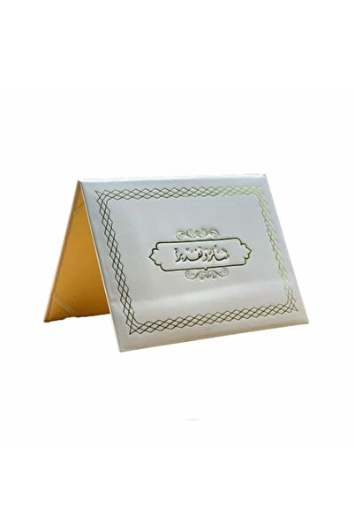 genric Pack of (10) Beige Certificate Covers with the Word'Thank You' and Gol...