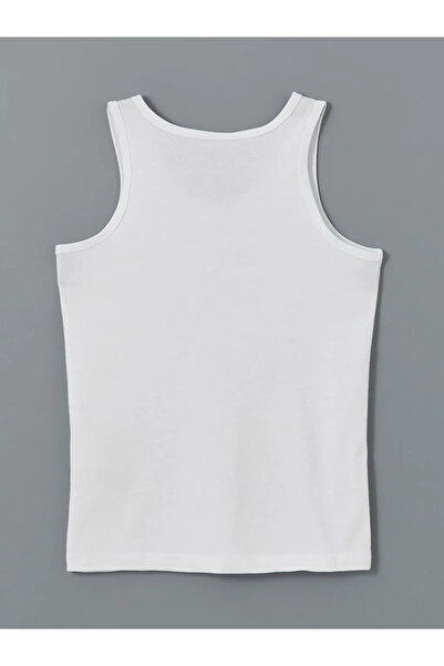 LC Waikiki White Crew Neck Boys' Undershirt Pack of 5